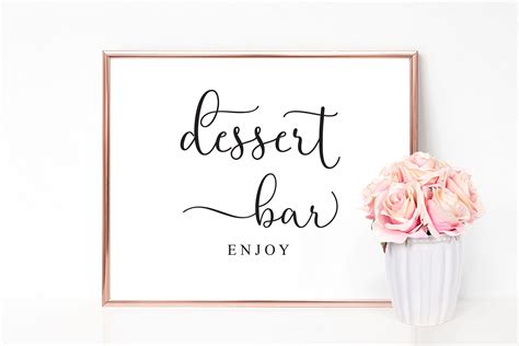 dessert table decor dessert bar sign wedding sign dessert etsy