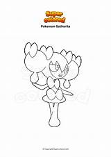 Pokemon Gigamax Inteleon Unfezant Supercolored Alcremie Gothorita sketch template