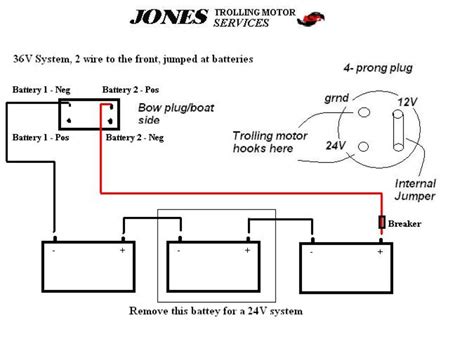 volt trolling motor battery wiring diagram wiring diagram  schematic