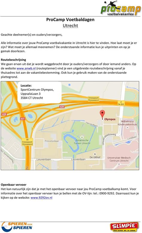 procamp voetbaldagen utrecht  gratis