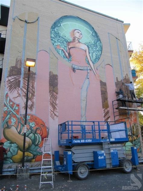 amazing lady of grace mural in montreal canada twistedsifter