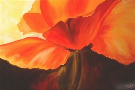 Abstract Poppy By Marcia Baldwin From Fotm Poppies Art