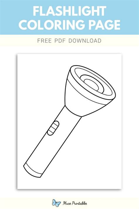 flashlight coloring page coloring pages flashlight flashlight