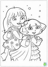 Dora Explorer Christmas Dinokids sketch template