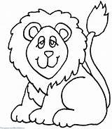 Lion Coloring Pages Preschool Printable sketch template