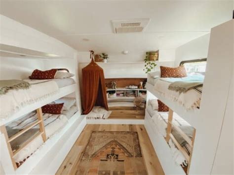 toy hauler garage becomes upscale master bedroom in