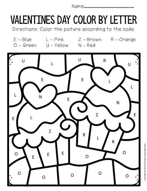 color  capital letter valentines day preschool worksheets color