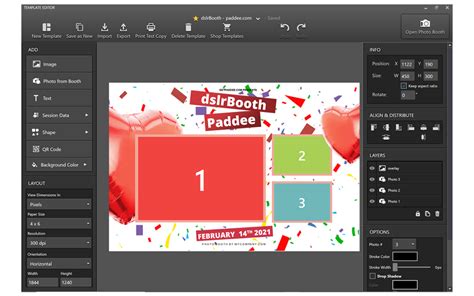 photo booth template maker      photoshop