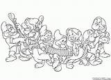 Colorare Gnomi Gnomos Coloring Zwerge Gnomes Disegni Malvorlagen Ont Plaisir Sette Nani Divertono Blancanieves Biancaneve Sieben Enanitos Divierten Schneewittchen Snow sketch template