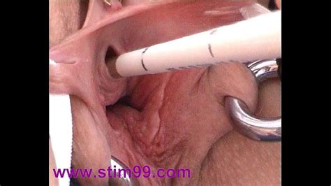 cervix and peehole fucking with objects masturbating