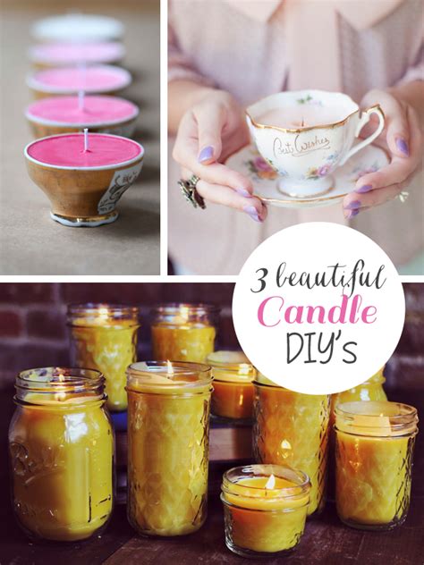 3 Beautiful Candle Diy S For Mother S Day