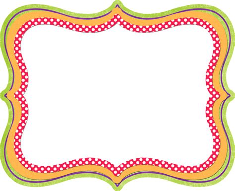 creative page borders clipart
