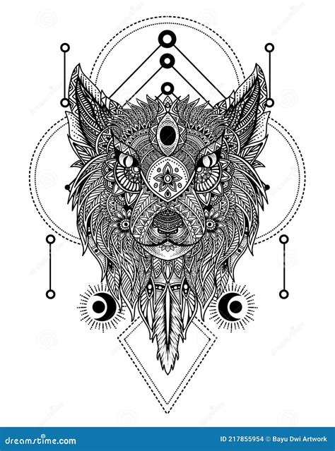 wolf animal mandala coloring pages wolves coloring pages  adults