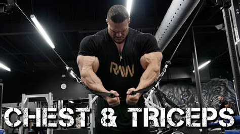 Nick Walker Chest And Triceps • 6 Weeks Out Youtube