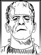 Frankenstein Drawing Coloring Pages Draw Step Monster Drawings Halloween Cartoon Easy Tattoo Horror Sketches Movie Monsters Printable Face Getcolorings Color sketch template