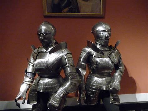 polite australians club armour  swords  guns