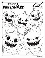 Shark Baby Coloring Pages Pinkfong Family Crayola Printable Grandma Para Grandpa Bubakids Mama Papa Swim Kids Colorir Print Desenhos Imprimir sketch template