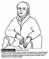 Coloring Adams John Quincy Pages President Crayola Tyler Presidents Getdrawings Printable Getcolorings Harvard Princess Disney Popular Print sketch template