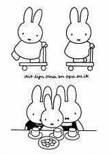 Miffy Coloring Pages Getcolorings Color sketch template