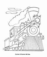 Train Coloring Trains Pages Sheets History Railroad Activity Diesel sketch template