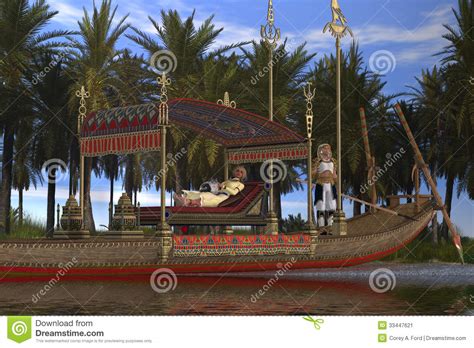 Egyptian Woman And Boat Stock Image Image Of Husband