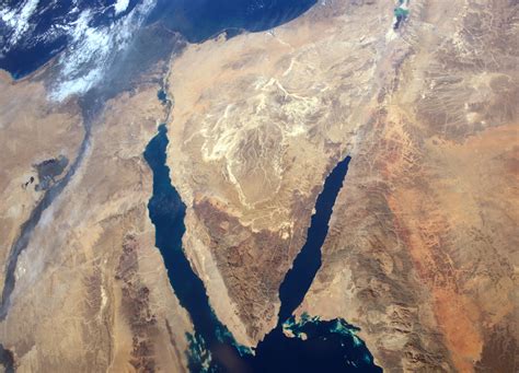 egypt   sinai desert   orbit spaceref