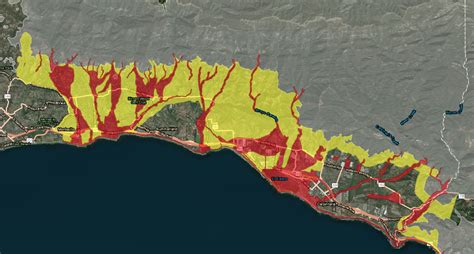 santa barbara county officials release debris flow risk map