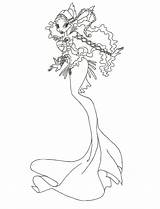 Coloring Mermaid Winx Pages Club Layla Deviantart Sparad Cartoons Från sketch template