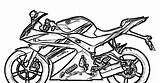 Yz250f Bike sketch template