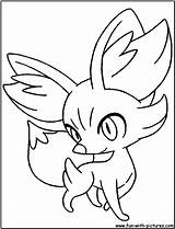 Coloring Pages Pokemon Fennekin Froakie Oshawott Chespin Printable Getcolorings Print Color Fun Kids Informative Colorings sketch template