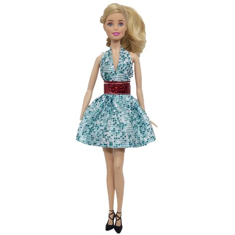 5 Set Fashion Random Dresses Casual Wear Outfit Gown Clothes For Barbie