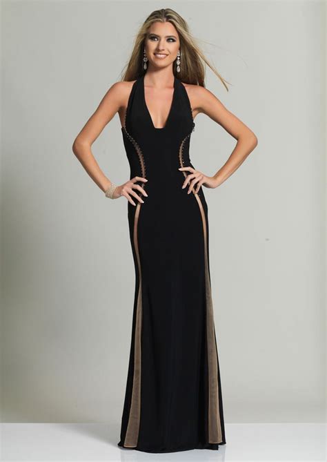 dave  johnny  color black size   price  dresses designer evening