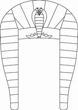Pharaoh Headdress Activities Pharaohs sketch template