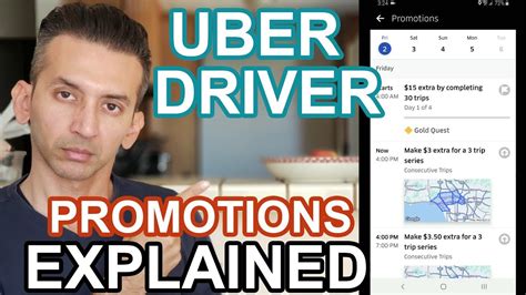 uber driver promotions explained youtube