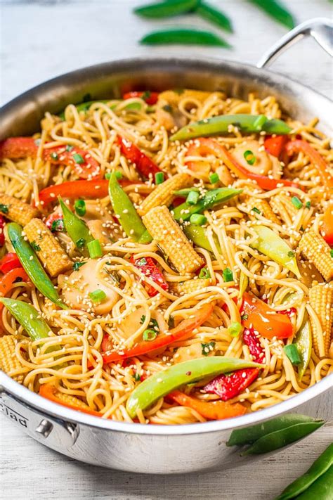 Easy Sweet And Sour Asian Noodles Asian Noodle Recipes Popsugar