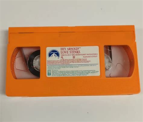 hey arnold love stinks vhs  nickelodeon video tape rare  picclick