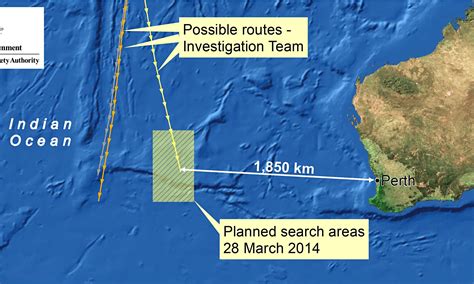 mh planes spot  objects   search area world news