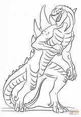 Godzilla Coloring Series Pages sketch template