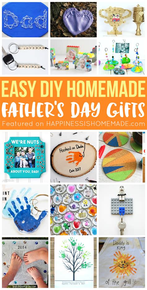 homemade fathers day gifts  kids   happiness  homemade