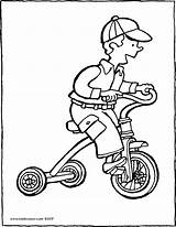 Tricycle Coloring Getcolorings sketch template