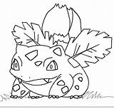 Pokemon Coloring Ivysaur Pages Color Venusaur Bulbasaur Drawings Printable Type Pokemons Cute sketch template