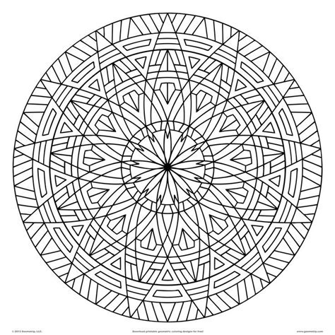 geometry coloring pages coloring home