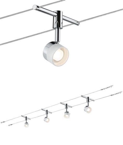 ready  install led tension wire system  spots vaulted ceiling lighting ceiling light