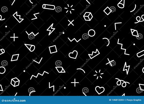 seamless graphic pattern   styles  color blue background stock vector illustration