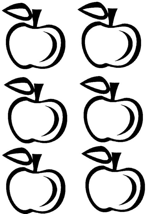 images   apple printables apple outline printable small