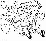 Spongebob Coloring Pages Printable Kids Valentines Sponge Baby Bob Valentine Para Pdf Esponja Squarepants Print Desenho Colorir Color Happy Colorear sketch template