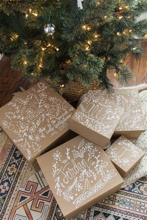 festive brown paper wrapping ideas youll love decor hint