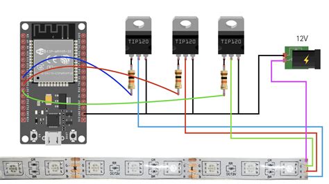 controlling rgb lights  esp web server hacksterio