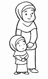 Mewarnai Muslim Tk Paud Berbagai Temukan Aneka Bisa sketch template