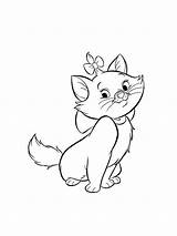 Marie Coloring Pages Cat Disney Recommended Printable sketch template